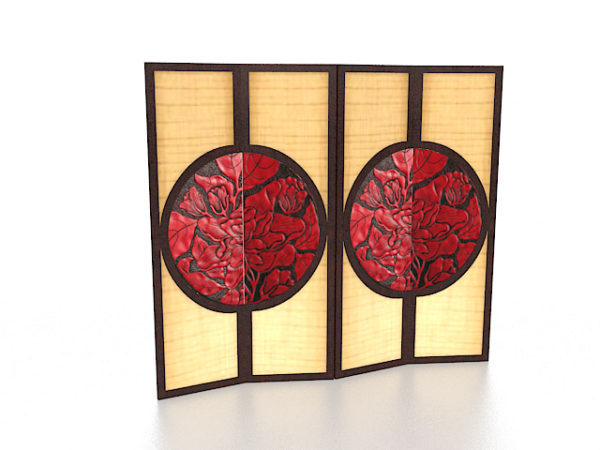 Japanischer traditioneller Teiler-Bildschirm
