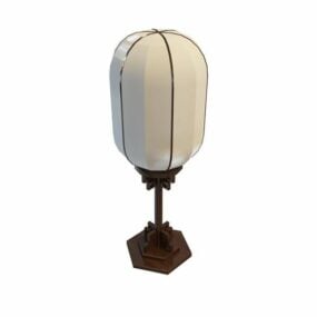 Japansk vintage bordlampe 3d model