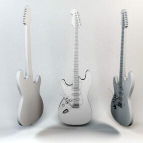 Jazzová kytara Bass 3D model