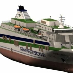 Watercraft Juan Sister Cruise Ship 3d model