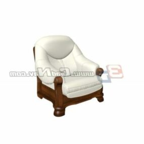 Canapé en tissu de mobilier européen modèle 3D