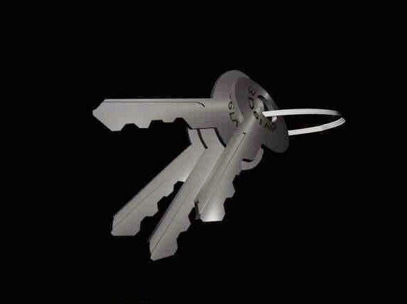 Self Retractable Key Holder Camo 3D Model $19 - .3ds .blend .c4d