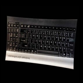 Model 3d Bantal Bentuk Keyboard