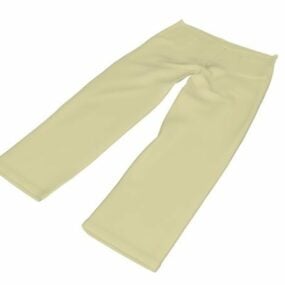 Мужские модные классические брюки цвета хаки для 3d модели