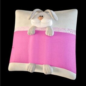 Modello 3d del cuscino per animali per bambini