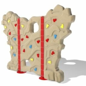 Mur d'escalade d'intérieur pour enfants modèle 3D