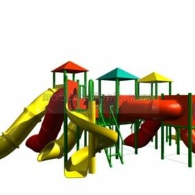 Kids Sports Playground Equipment 3d model