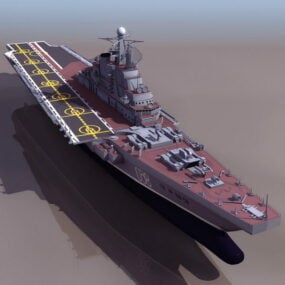 船舶キエフ航空母艦 3D モデル