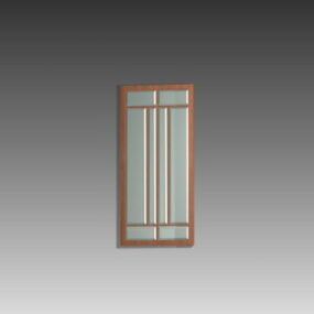 Kitchen Glass Door Insert 3d model