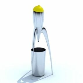 Équipement de gobelet d'égouttement de cuisine modèle 3D