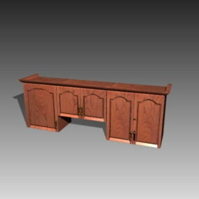 3D-Modell des oberen Küchenwandschranks
