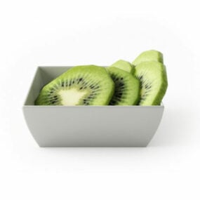 Plasterki owoców kiwi Model 3D