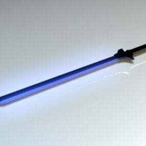 Όπλο Kodachi Sword τρισδιάστατο μοντέλο