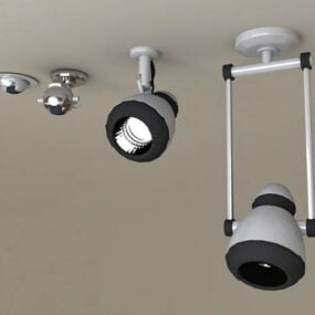 Studio Led Ceiling Spotlights 3d model