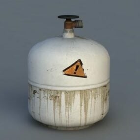 Kitchen Gas Cylinder 3d model