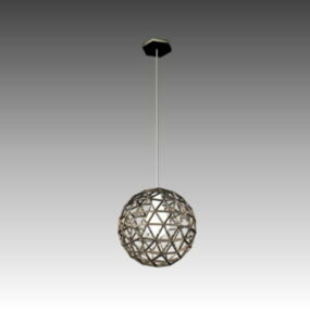 Lampa wisząca kula do salonu Model 3D