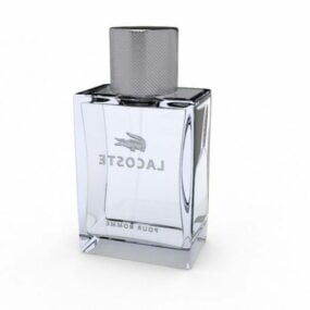Modello 3d della bottiglia di profumo Beauty Lacoste