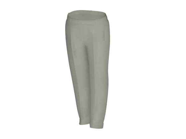 Ladies Fashion Dress Pants Free 3d Model - .Max, .Vray - Open3dModel
