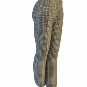 Clothing Ladies Trousers 3d model