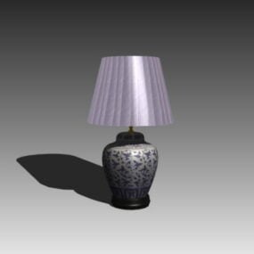 House Ceramic Table Lamp 3d model
