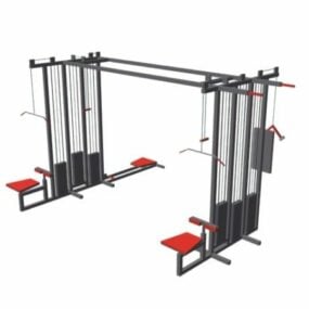 Pull Down Machine Gym Equipment 3d модель
