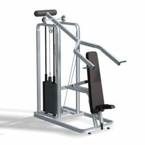 Gym Pulldown Equipment 3d model