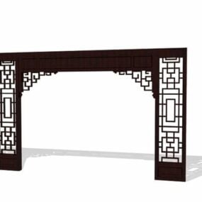 Chinese Partition Panel 3d model