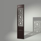 Latticework Frame Room Divider Wood Panel