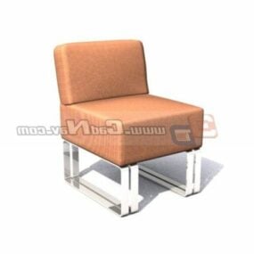 Nội thất ghế sofa da mô hình 3d