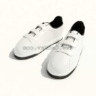 White Leather Flat Men Shoe