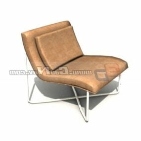 Leather Interior Lounge Chair 3d model