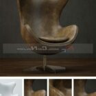 Leather Swivel Egg Chair Furniture