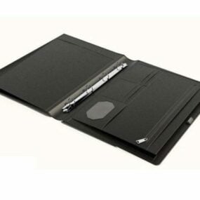 Business Leather Portfolio Case 3d-modell