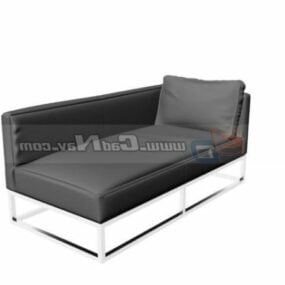 Furniture Leather Sofa Bed 3d model