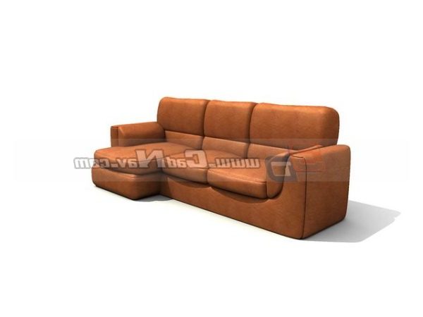 Leather Three Seats Sofa Furniture