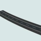 Rue modulaire gauche 15 Curved Road