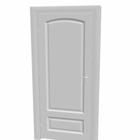 Left Hand Panel Home Flush Door 3d model