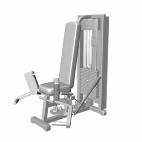 Benförlängning Gym Cable Machine 3d-modell