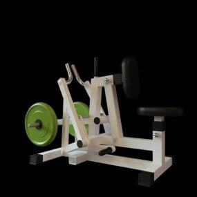 Leg Press Fitness Equipment 3d model