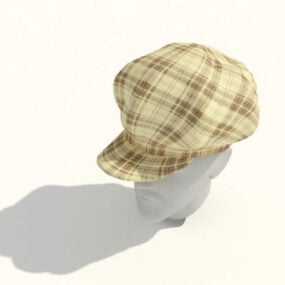 休闲帽3d模型