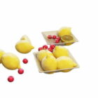 Zitronen-Kirschfrucht-Platte