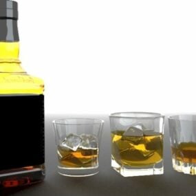 Liquor Jack Drink 3d-modell