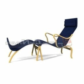 Home Living Room Lounge Chair 3d model