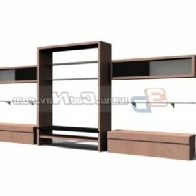 Living Room Furniture Simple Wall Units 3d model