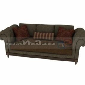 Model 3d Perabot Sofa Ruang Tamu