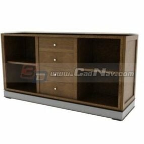 Living Room Side Cabinet Furniture 3d model