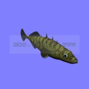 Long-spine Porcupine Fish Animal 3d model