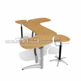 Office Furniture Lounge Coffee Table 3d model