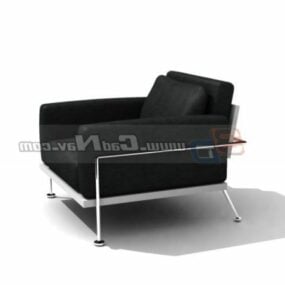 صالة كرسي أريكة واحدة أثاث نموذج ثلاثي الأبعاد