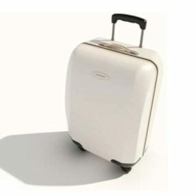 Fashion Girl Luggage Bag 3d model